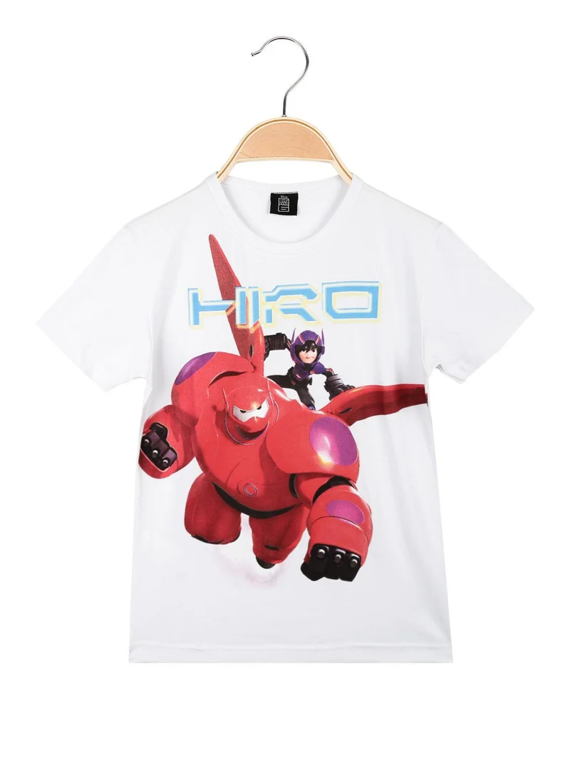 Big Hero t-shirt bambino con stampa - bianco