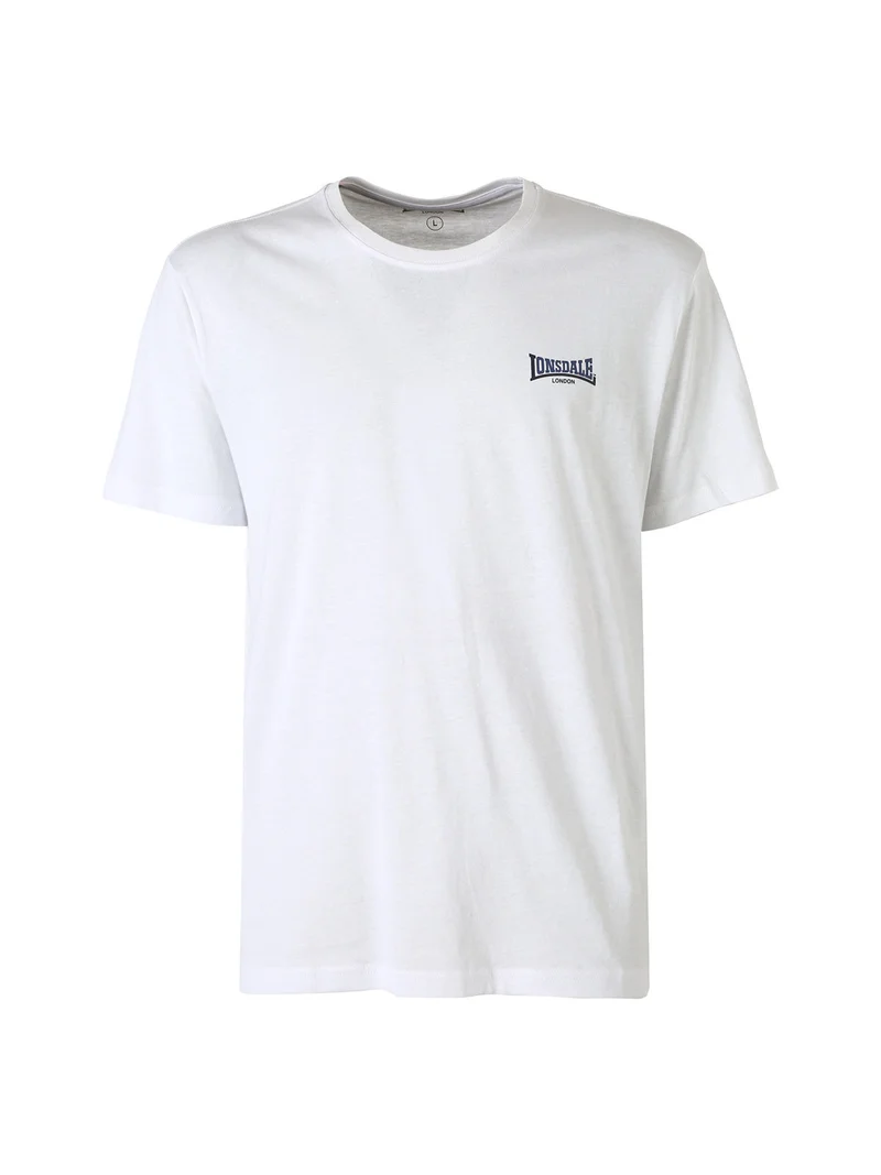 T-shirt da uomo in cotone con logo - bianco