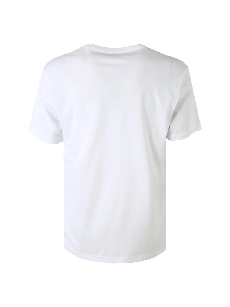 T-shirt da uomo in cotone con logo - bianco