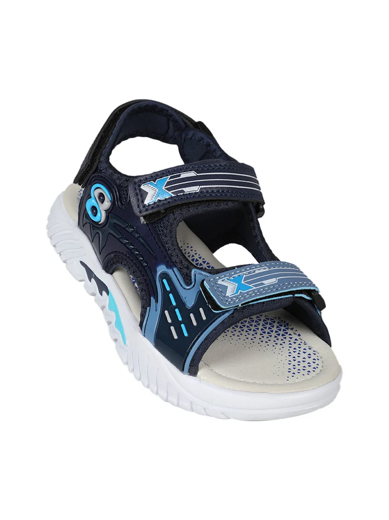 Sandali da ragazzo con strappi - blu scuro