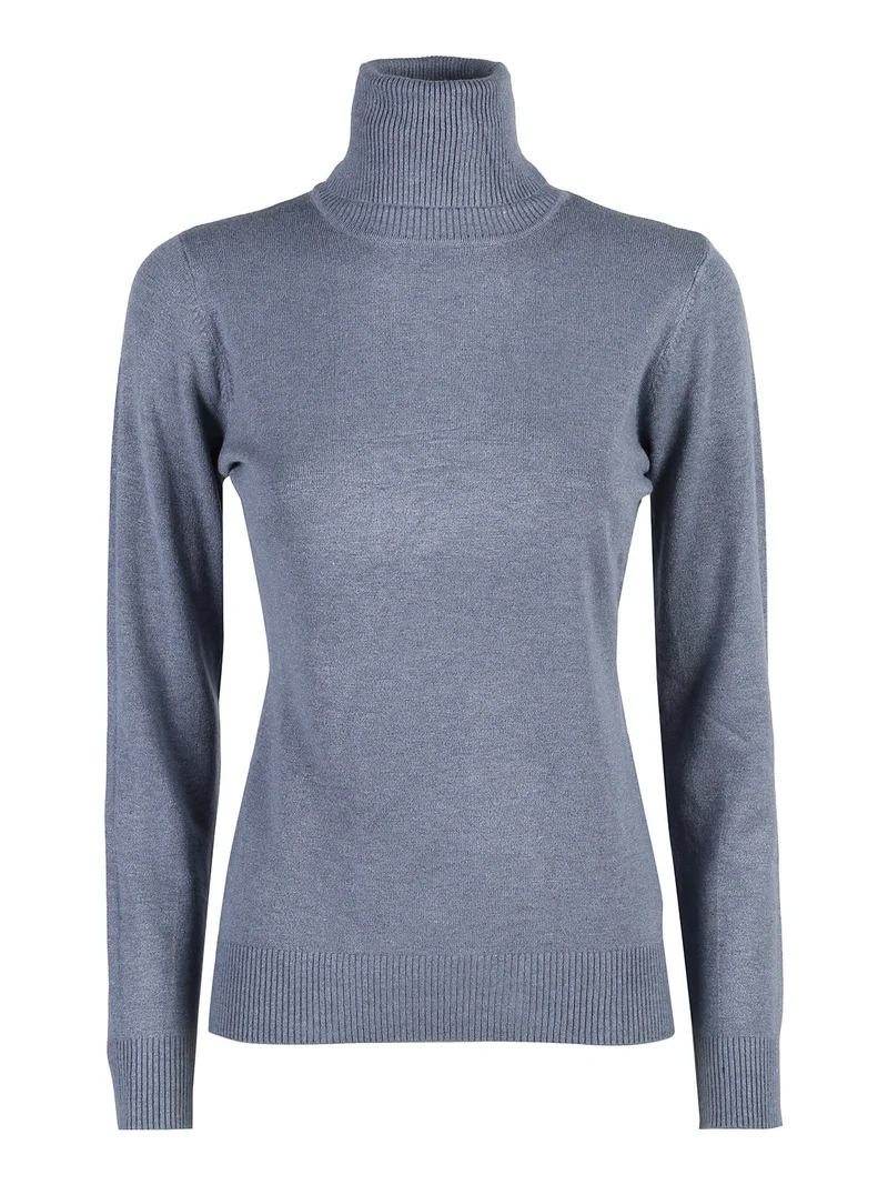 Maglia donna dolcevita - jeans