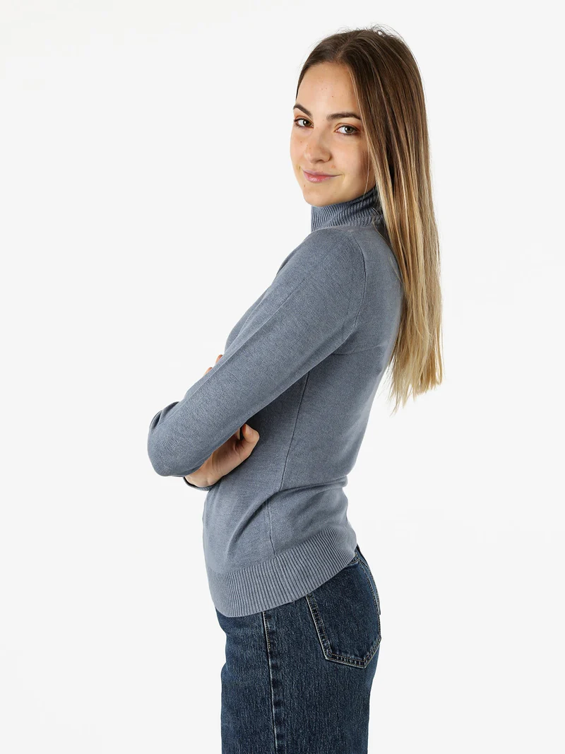 Maglia donna dolcevita - jeans