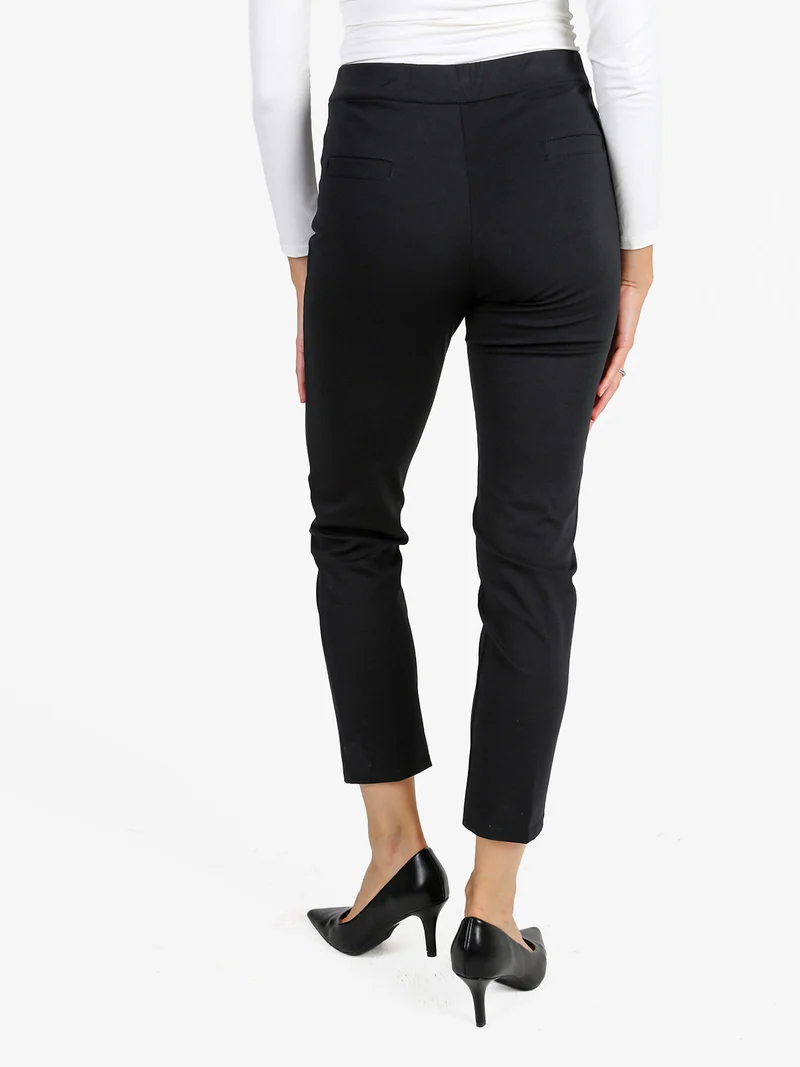 Pantaloni donna a sigaretta - nero