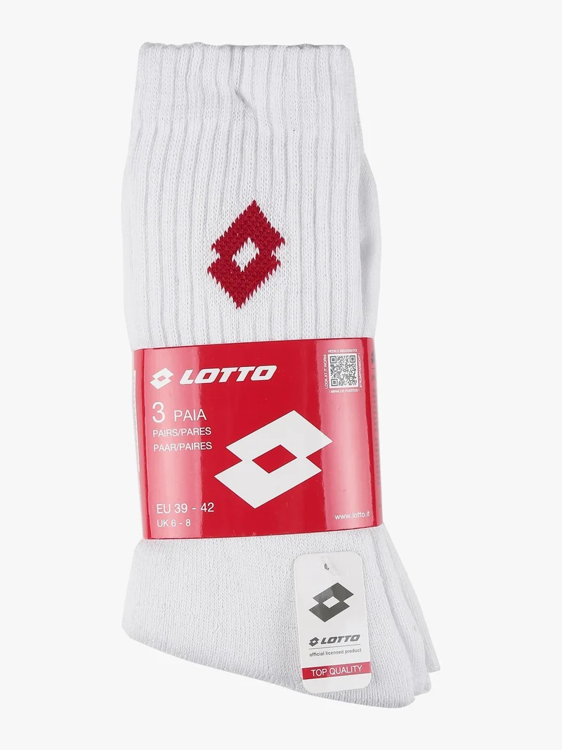 Calza da uomo in spugna Confezione da 3 paia - bianco