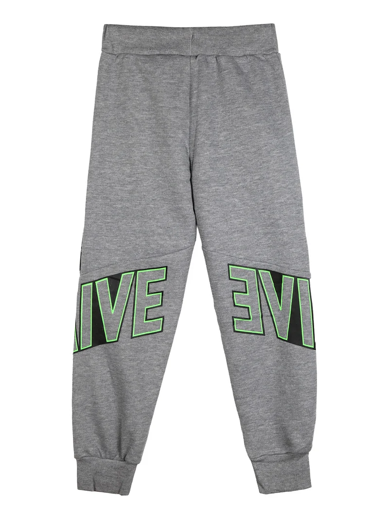 Pantaloni tuta da bambino con interno felpato - grigio