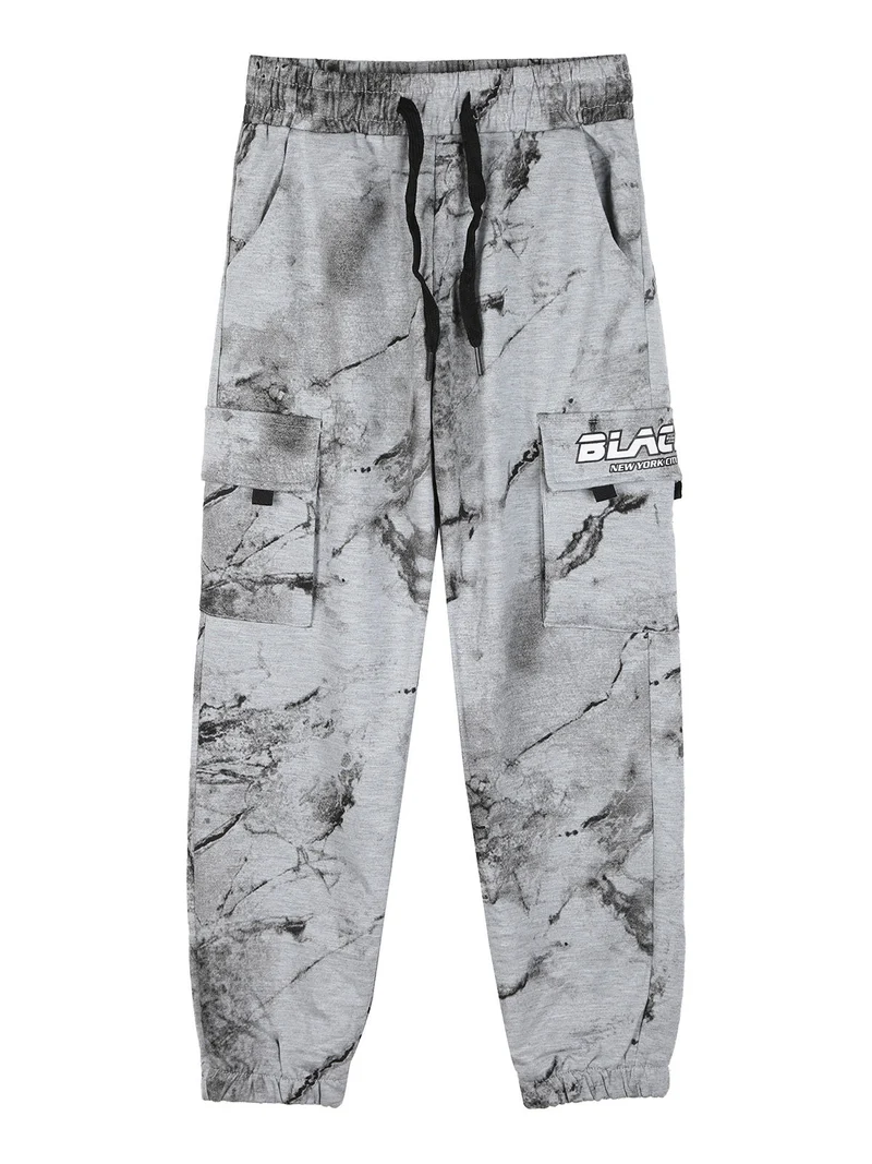 Pantaloni cargo da ragazzo - grigio chiaro