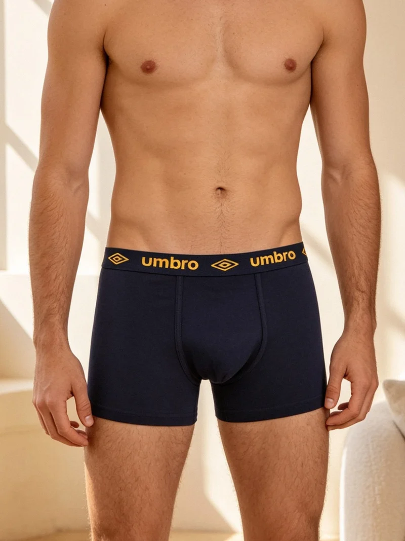 Boxer uomo in cotone - giallo
