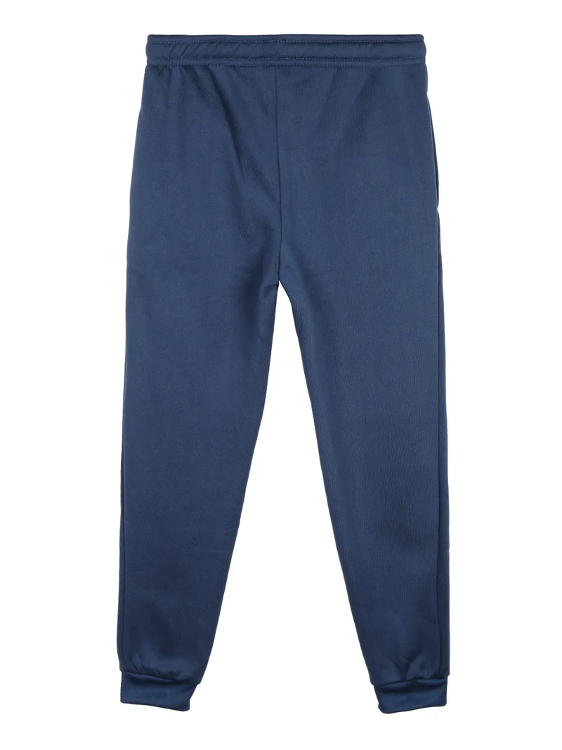 Pantaloni tuta felpati da bambina - rosa