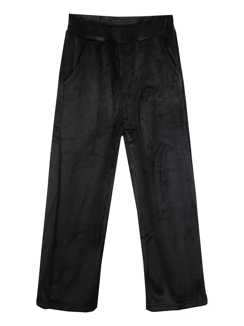 Pantaloni a zampa da bambina - nero