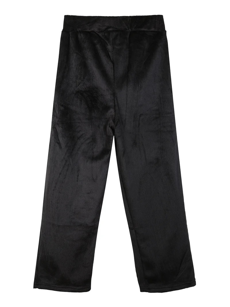 Pantaloni a zampa da bambina - nero
