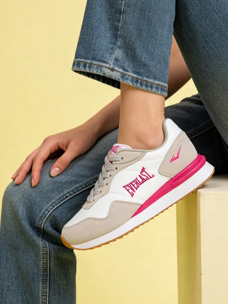 Sneakers donna sportive con zeppa - multicolore