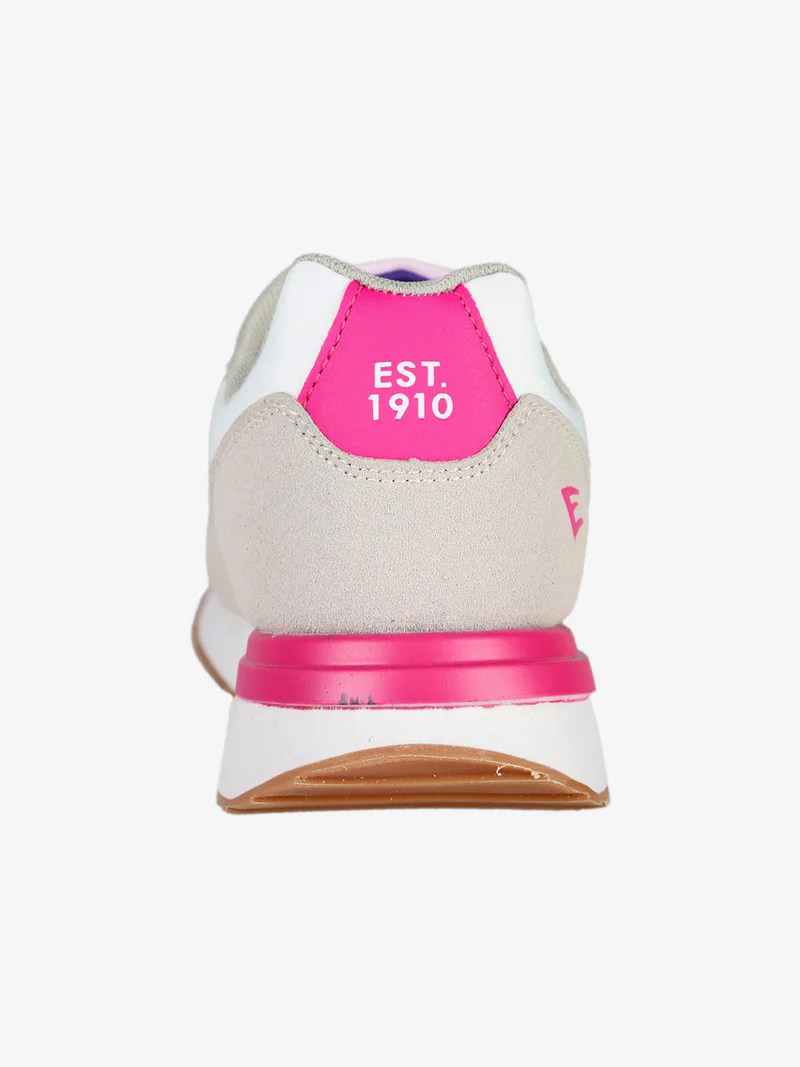 Sneakers donna sportive con zeppa - multicolore