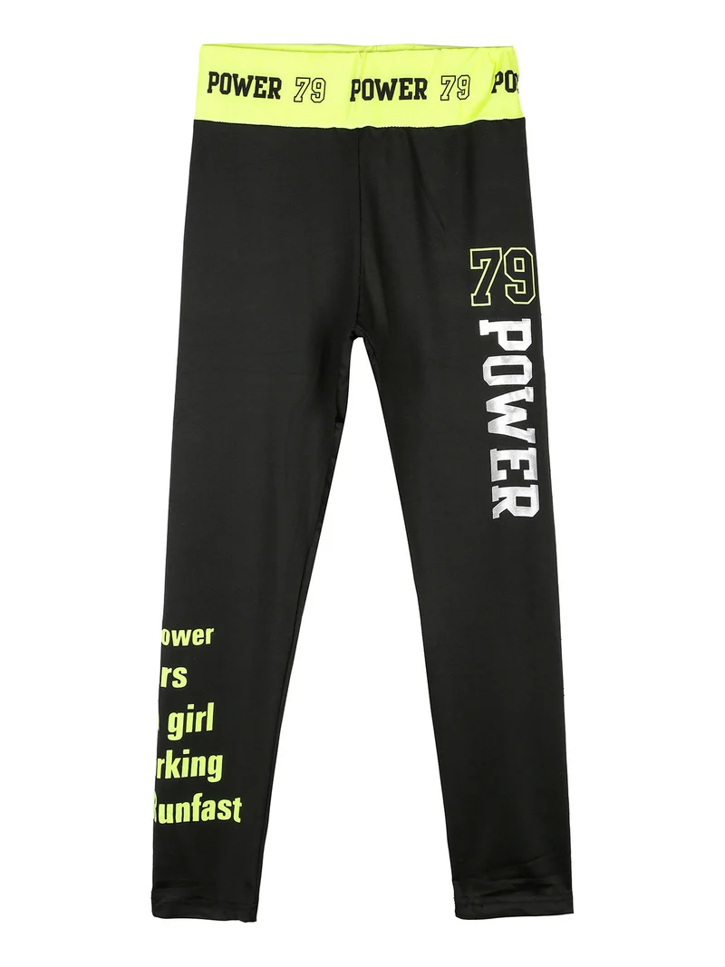 Leggings sportivi da bambina - mela