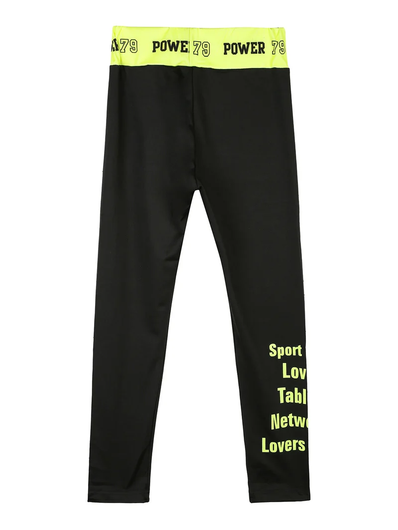Leggings sportivi da bambina - mela