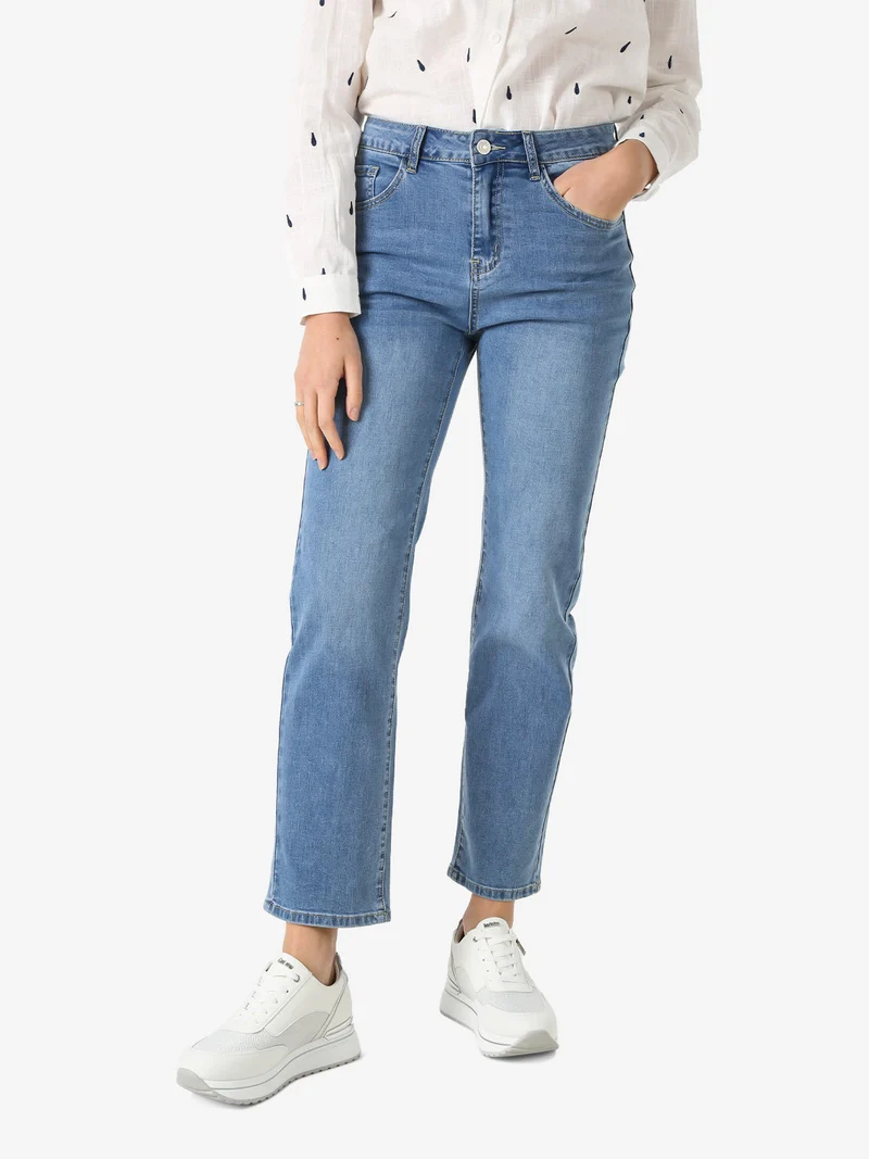 Jeans donna a gamba dritta taglie grandi - jeans