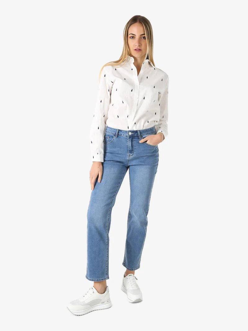Jeans donna a gamba dritta taglie grandi - jeans