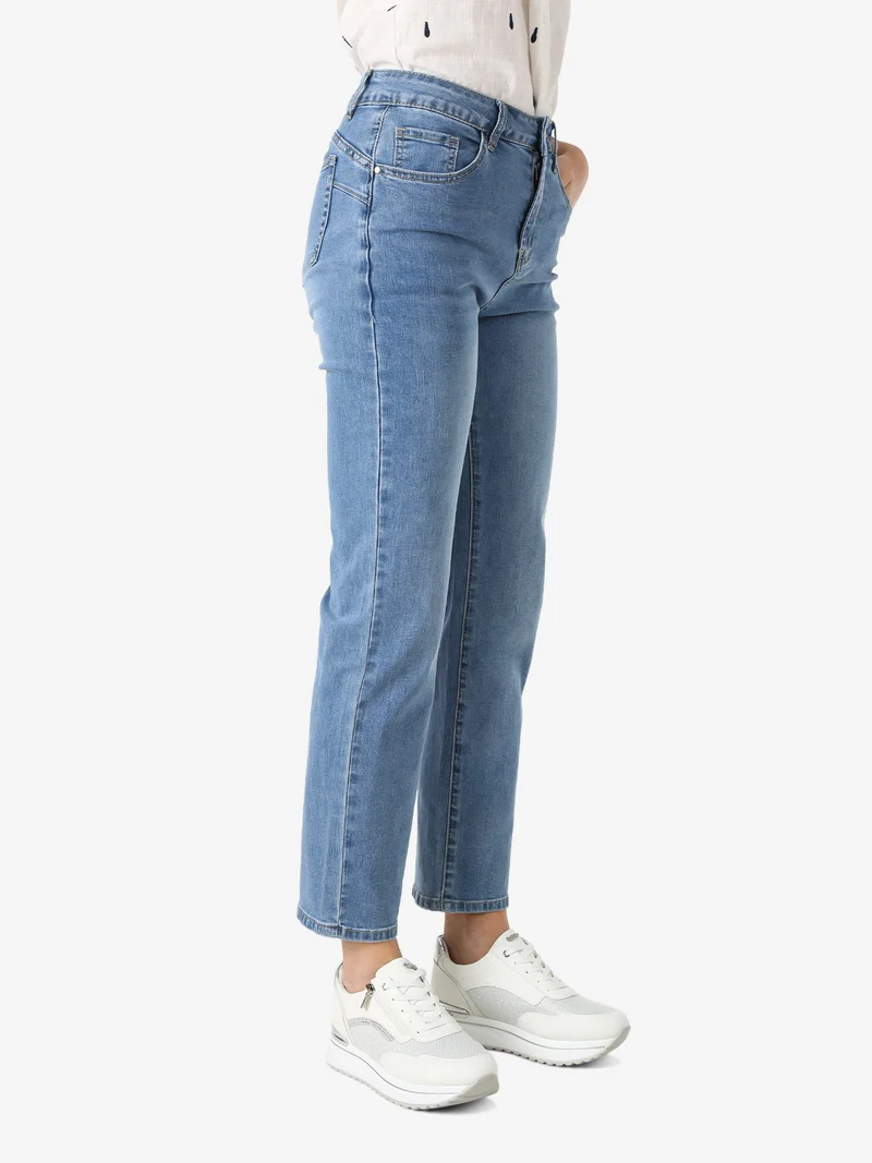Jeans donna a gamba dritta taglie grandi - jeans