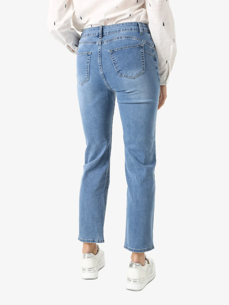 Jeans donna a gamba dritta taglie grandi - jeans