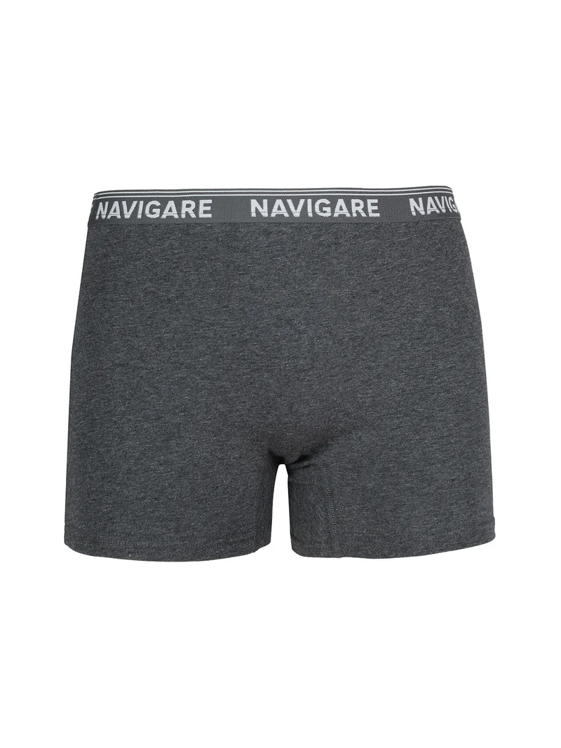 Boxer da uomo in cotone bielastico - grigio scuro
