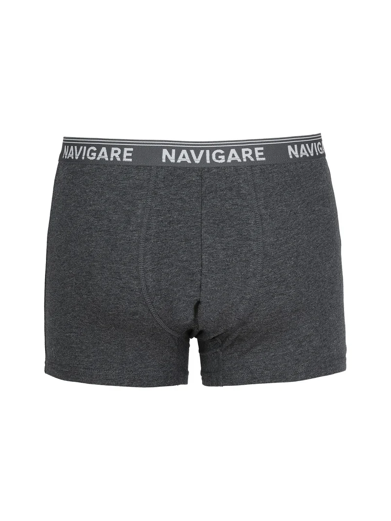 Boxer da uomo in cotone bielastico - grigio scuro