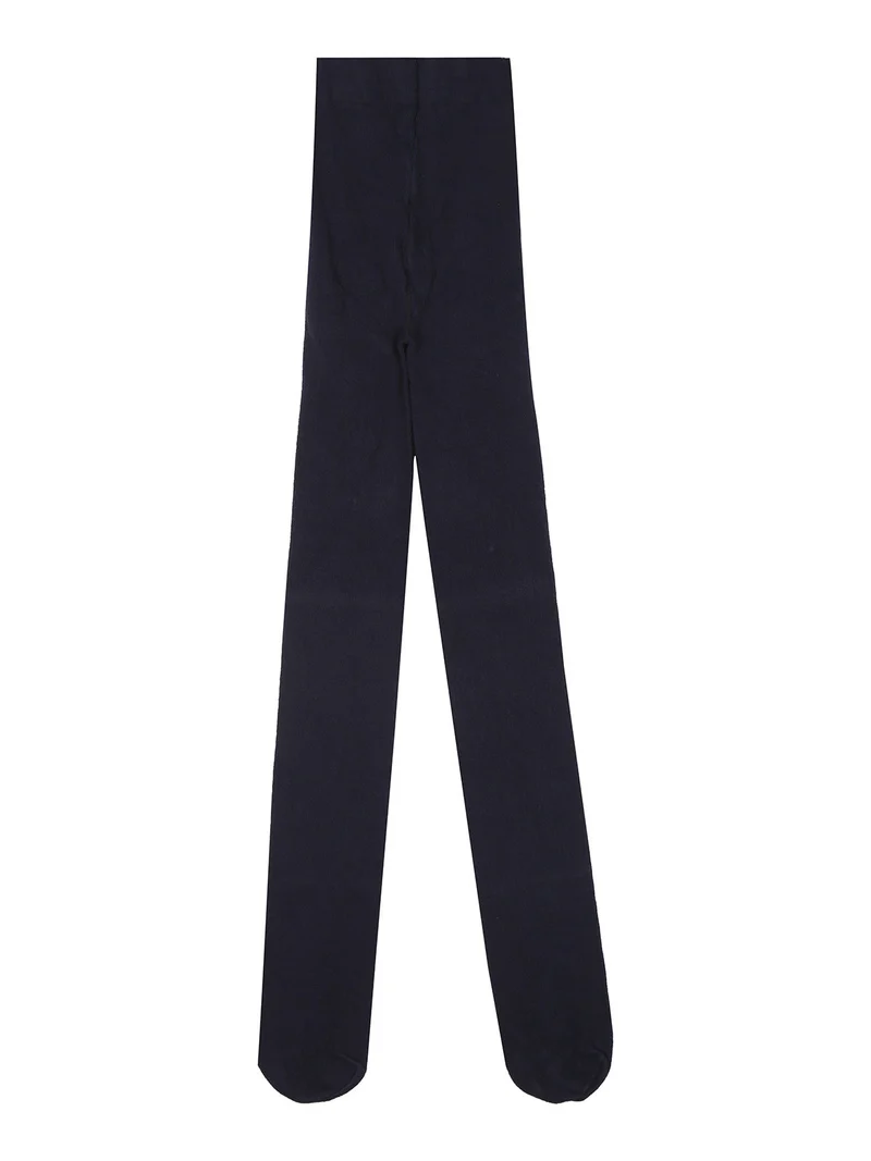 Collant da bambina in cotone - blu scuro