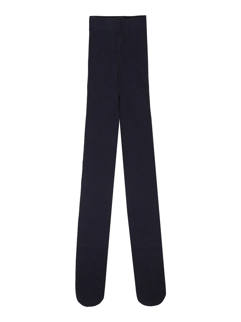 Collant da bambina in cotone - blu scuro