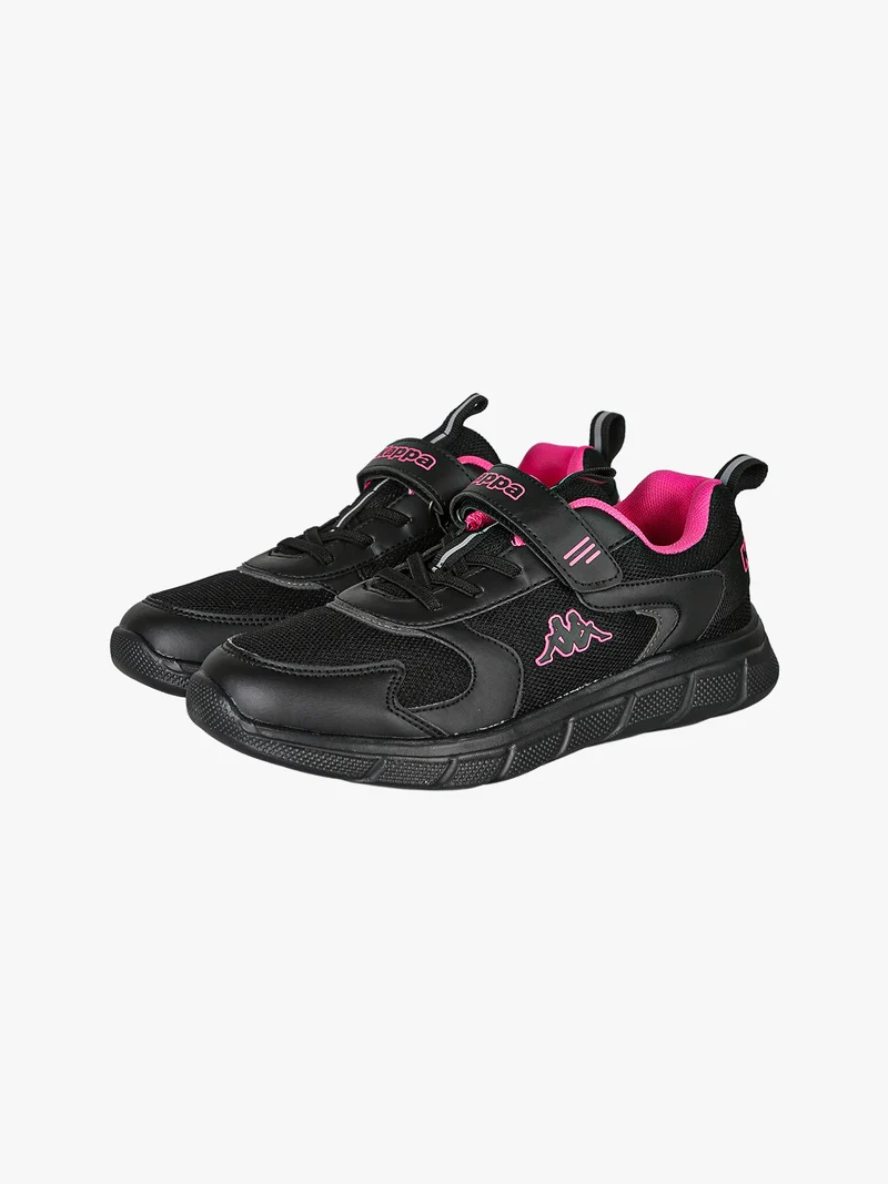 BREEZE Sneakers sportive da ragazza con cinturino a strappo - nero