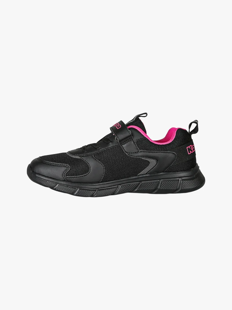 BREEZE Sneakers sportive da ragazza con cinturino a strappo - nero