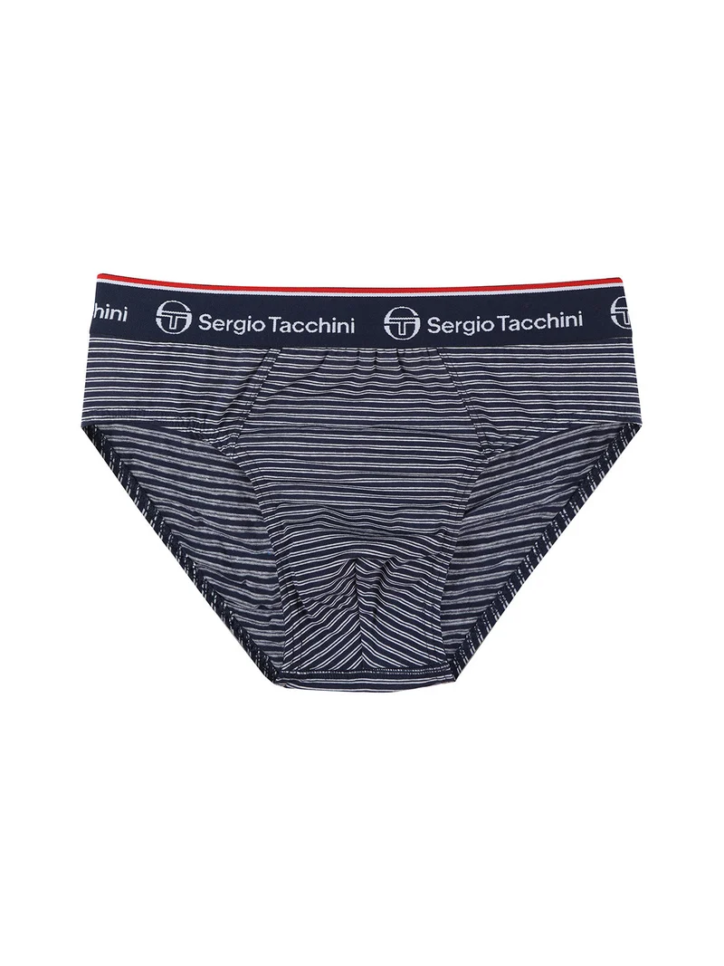 Slip da uomo in cotone a fantasia - blu