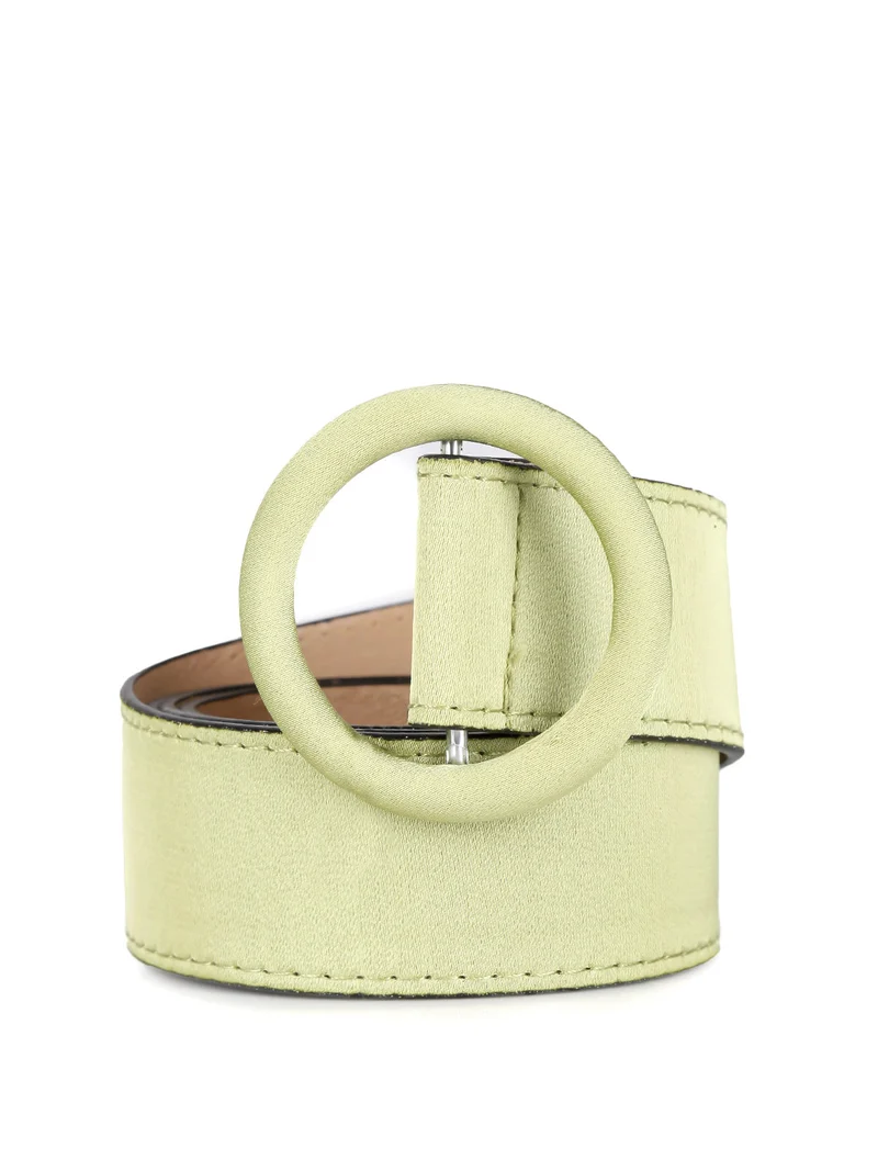 Cintura donna in tessuto - verde chiaro