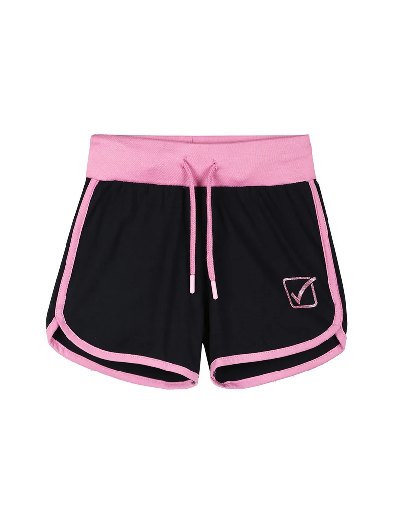 Completo smanicato sportivo da bambina - blu scuro