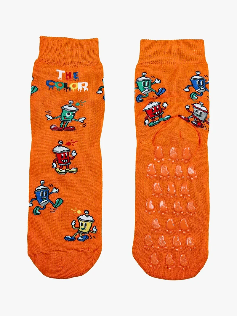Confezione da 2 paia di calze antiscivolo da bambino - blu