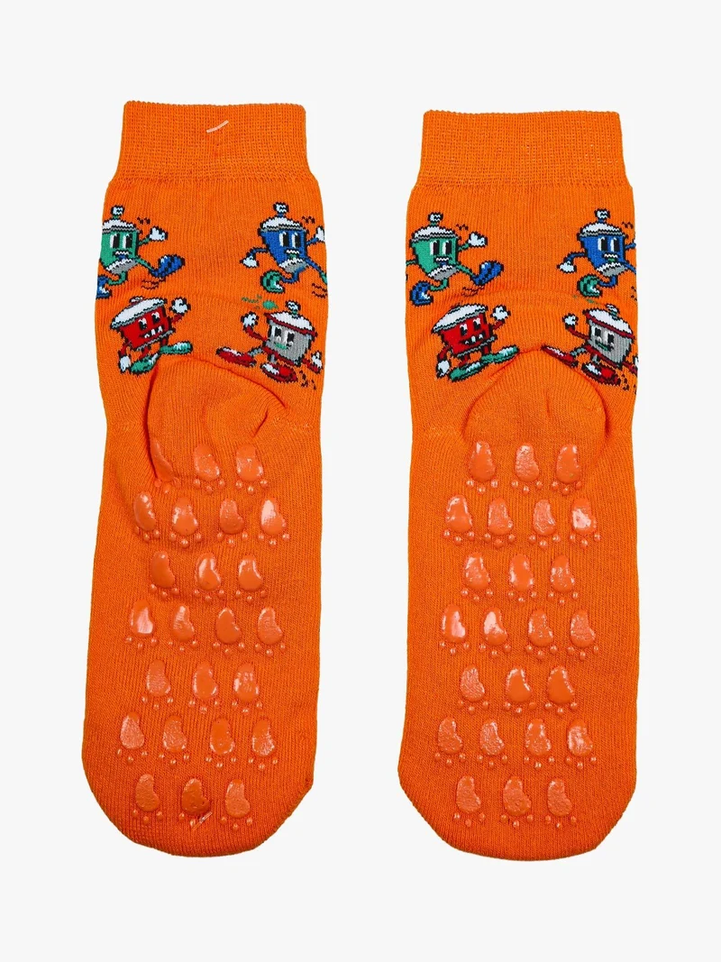 Confezione da 2 paia di calze antiscivolo da bambino - blu