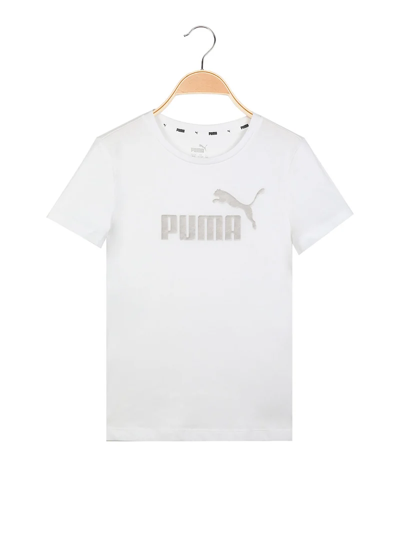 ESS + LOGO TEE T-shirt sportiva da ragazza - bianco
