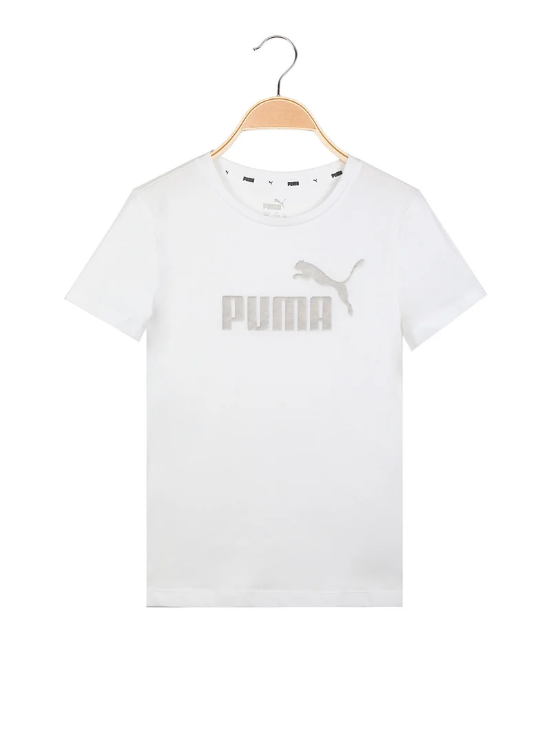 ESS + LOGO TEE T-shirt sportiva da ragazza - bianco
