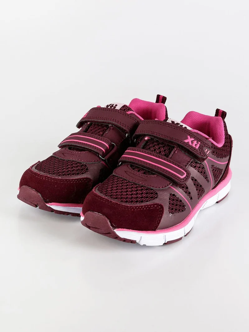 Scarpe da bambina con strappi - bordeaux