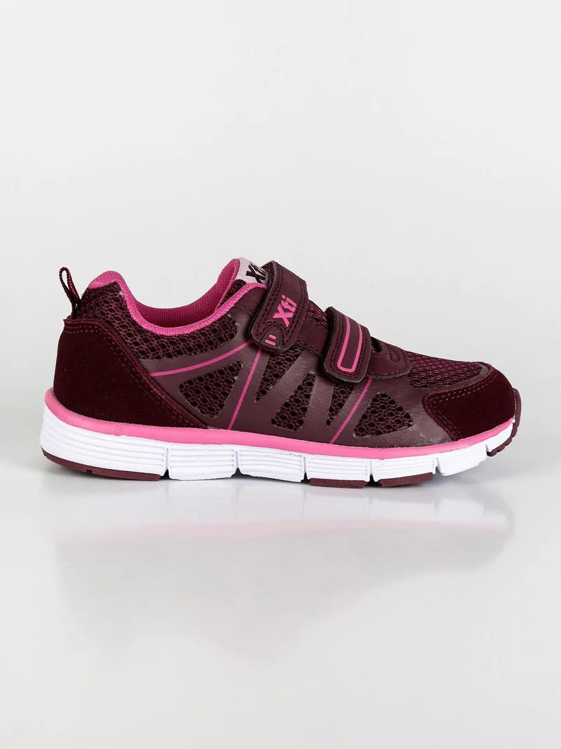 Scarpe da bambina con strappi - bordeaux