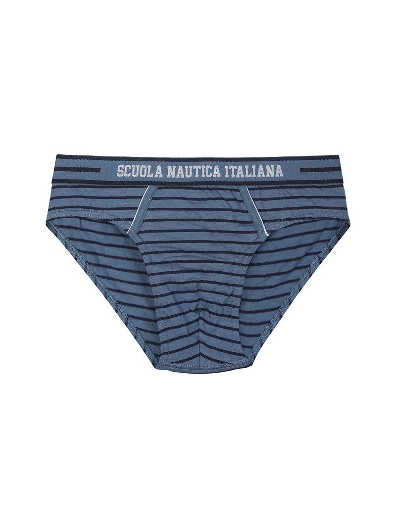 Slip da uomo in cotone rigati - jeans