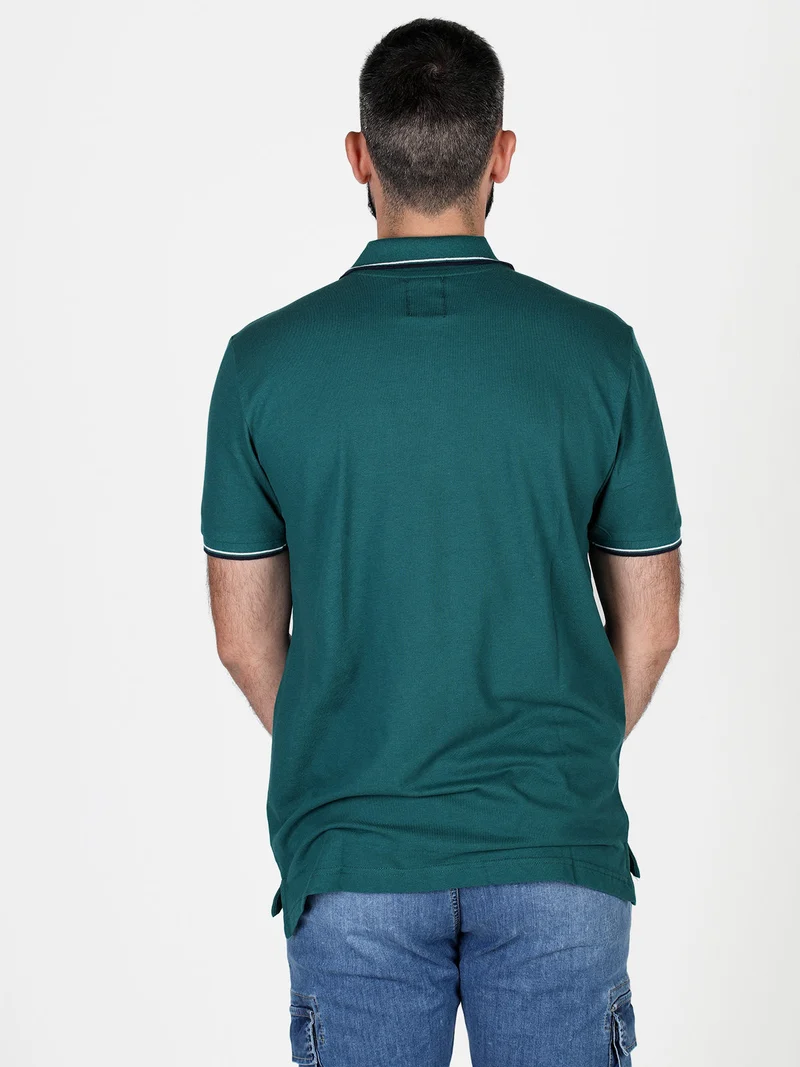Polo uomo a maniche corte - verde