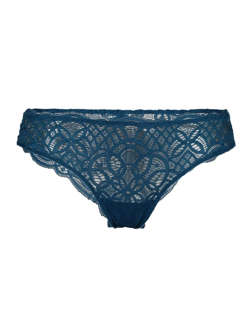 Brasiliana in pizzo - blu