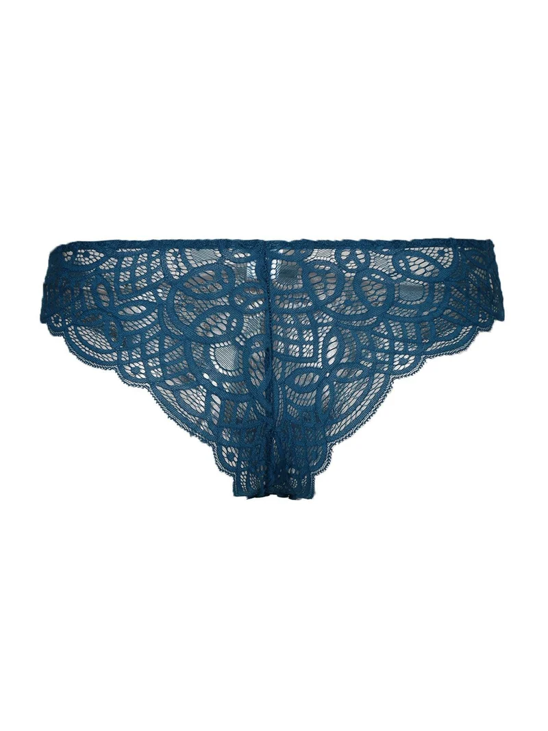 Brasiliana in pizzo - blu