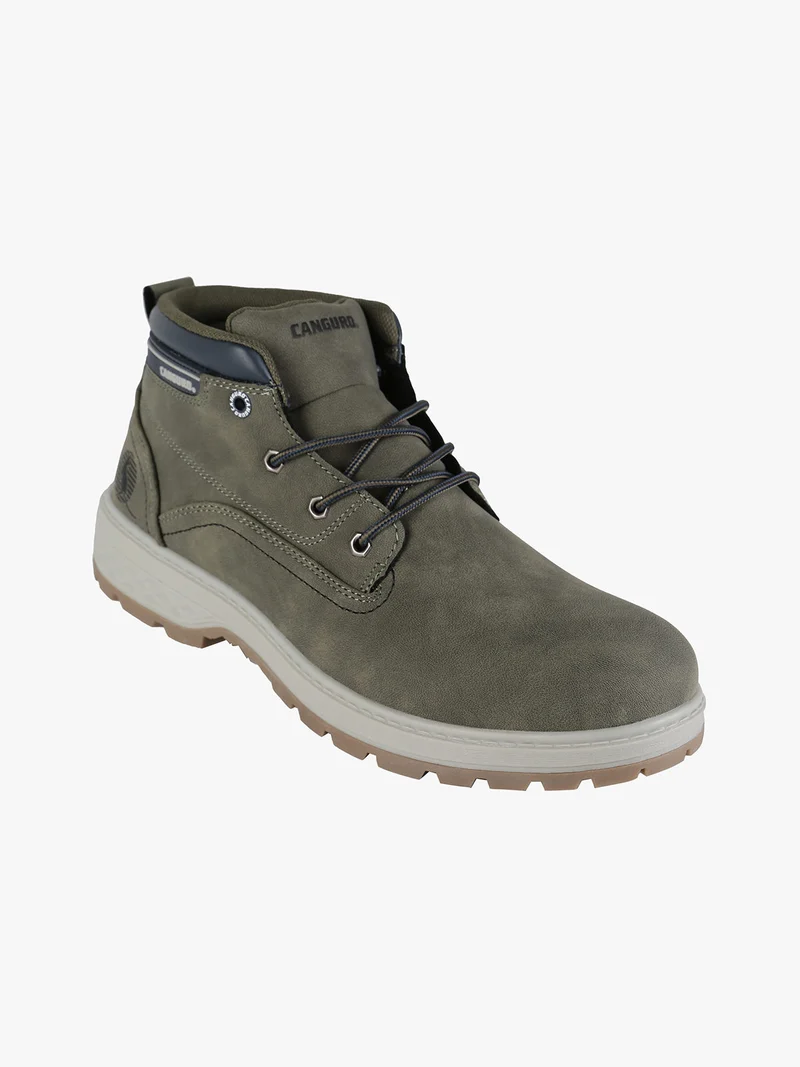 Polacchini stringati da uomo - militare