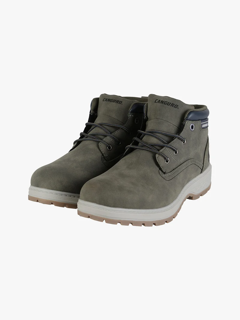 Polacchini stringati da uomo - militare