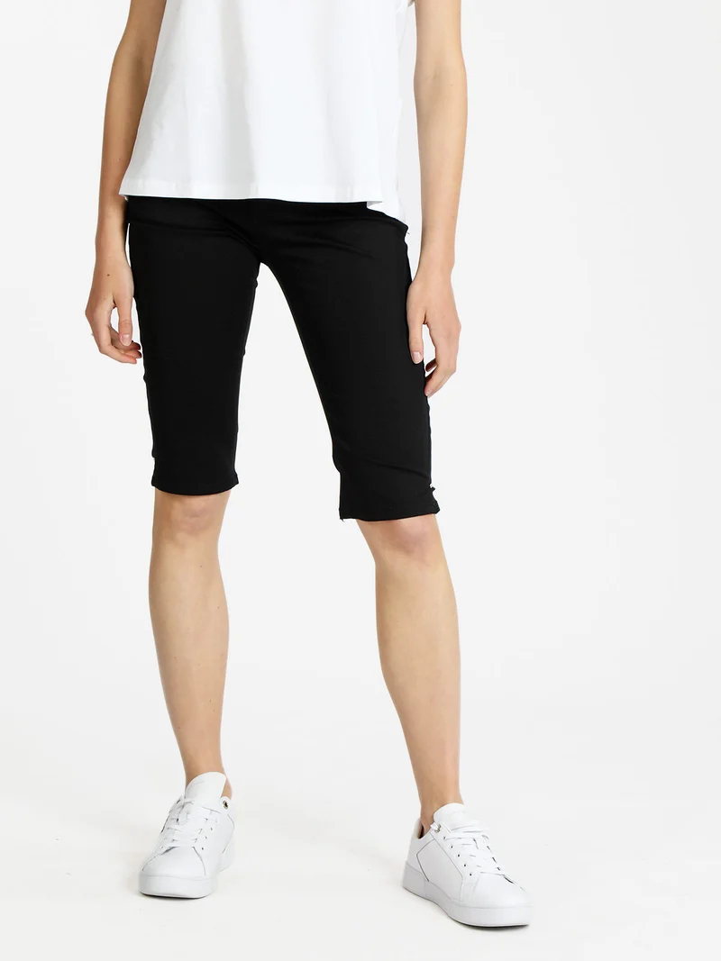 Pinocchietti in cotone donna - nero