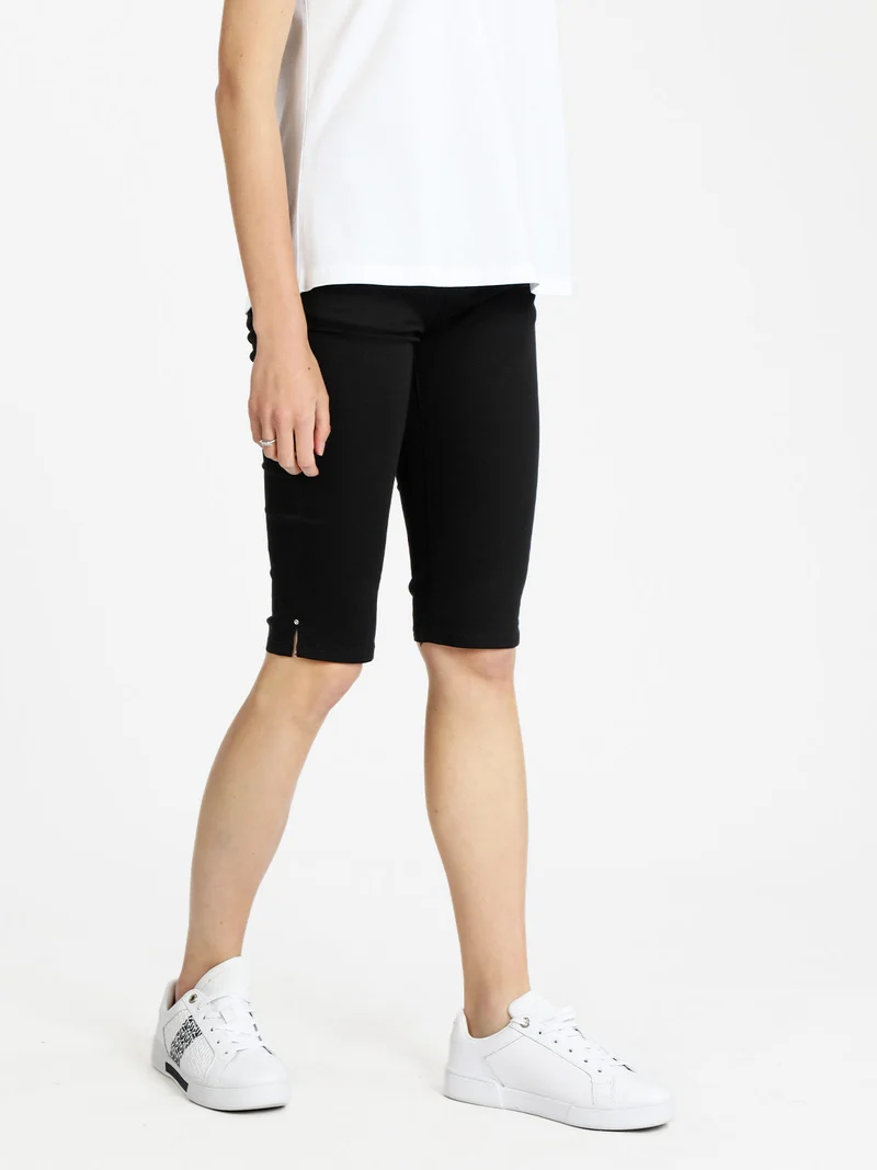 Pinocchietti in cotone donna - nero