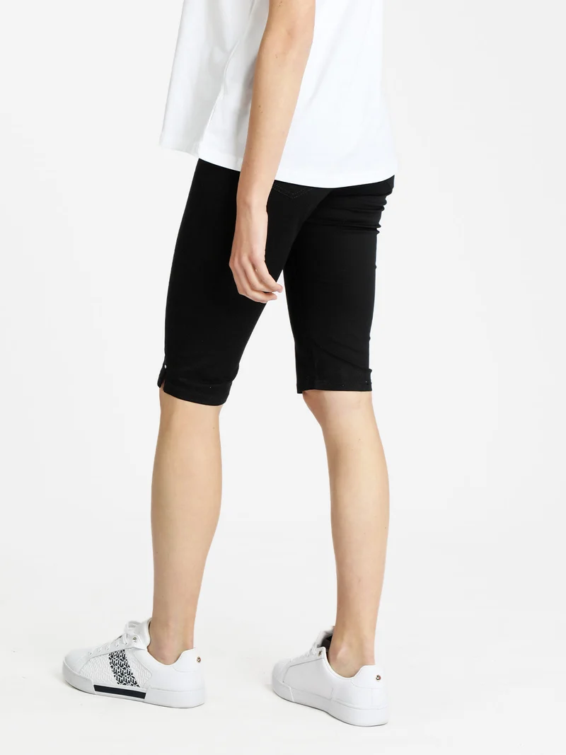 Pinocchietti in cotone donna - nero