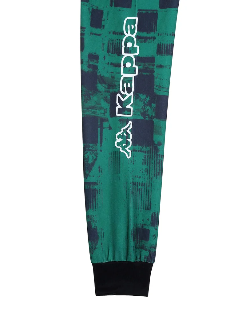 Completo da ragazzo 2 pezzi con cappuccio e zip - verde