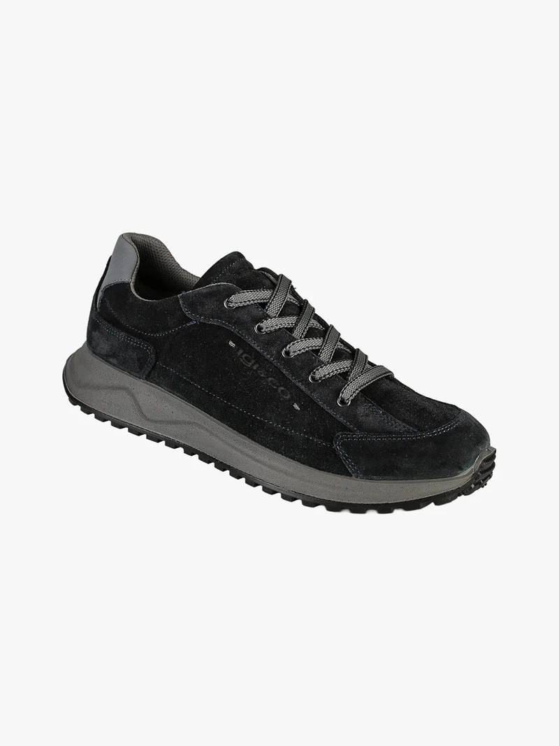 Sneakers da uomo in pelle scamosciata - blu scuro