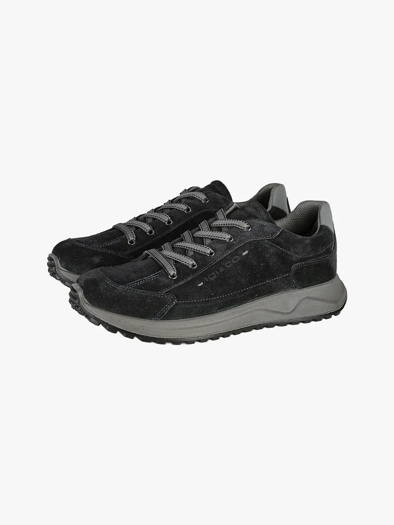 Sneakers da uomo in pelle scamosciata - blu scuro