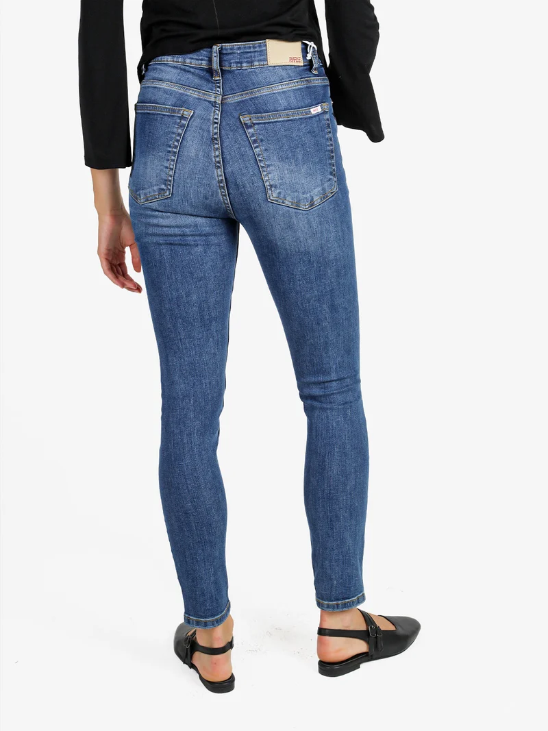 Jeans donna slim fit a vita alta - jeans